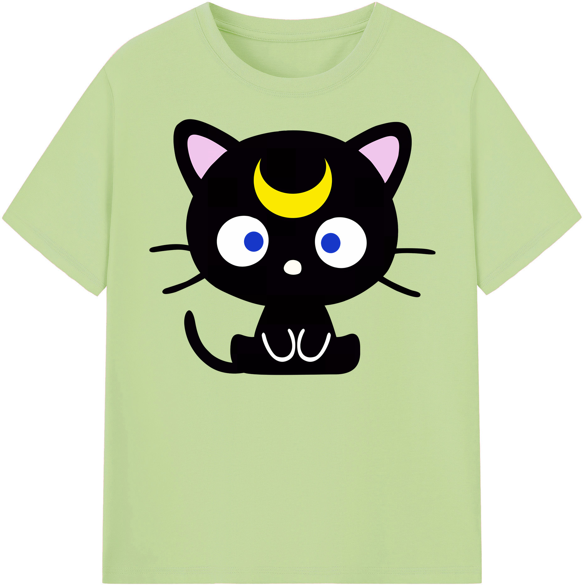 （画像用） 美少女戦士セーラームーン Sailor Moon 綿100％半袖Tシャツ（フロントプリント）